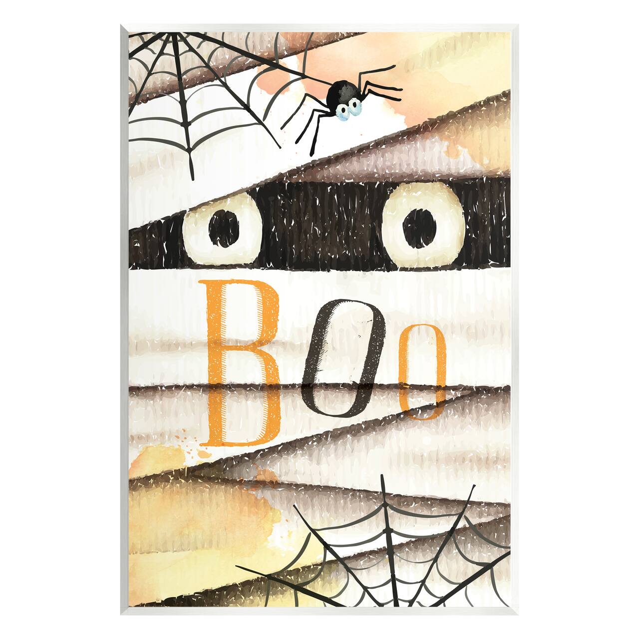 Stupell Industries Boo Creepy Eyes Peeking Wall Plaque Art